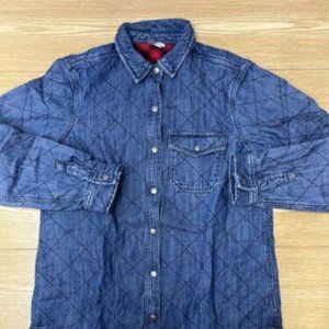 Eddie Bauer Denim Shirt Button Up Shacket